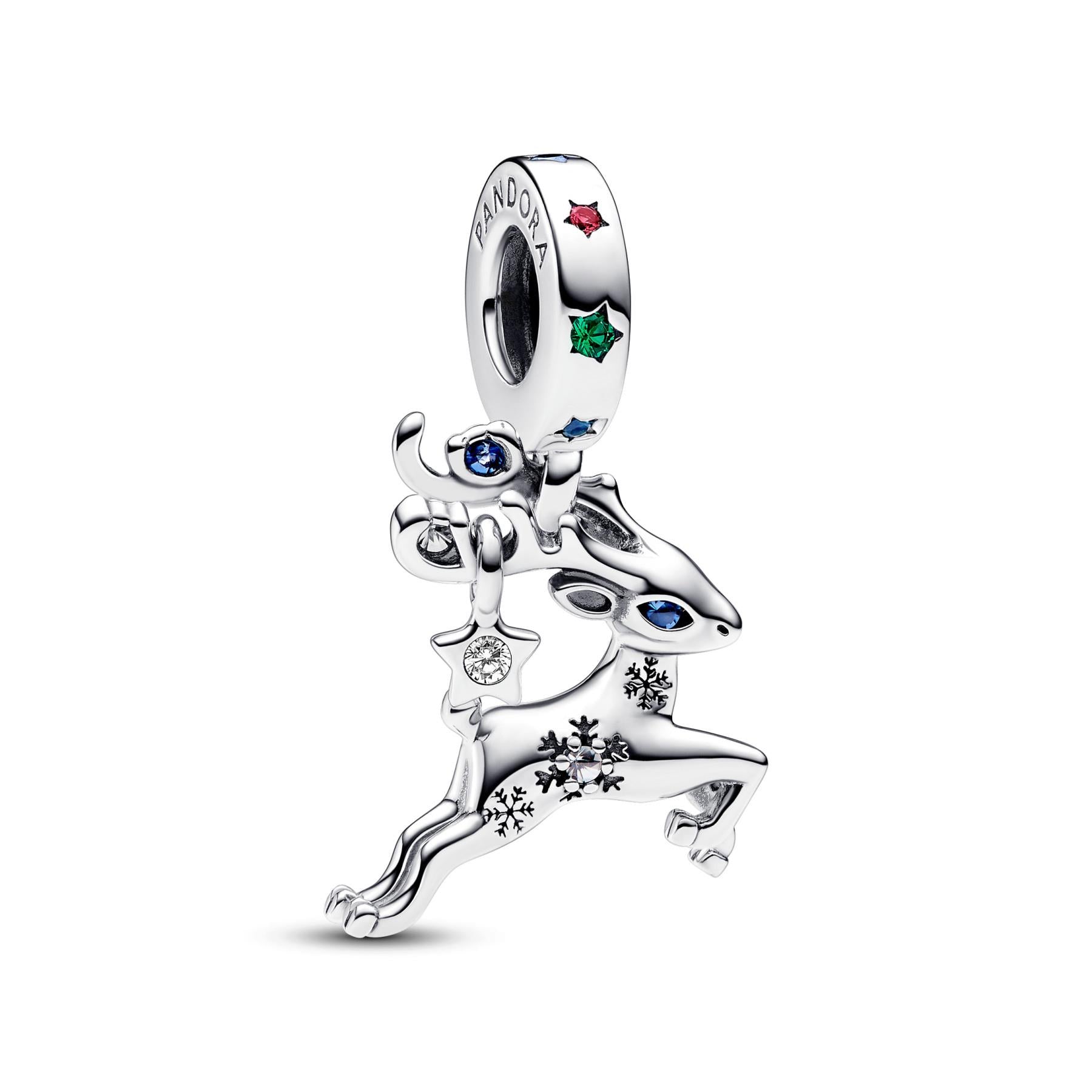 Pandora Magical Christmas Reindeer Dangle Charm