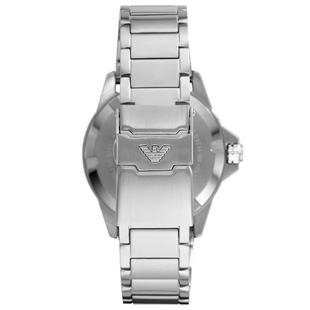 Emporio Armani AR11339 Three-Hand Date Stainless Steel Men's Watch - Watch Home™