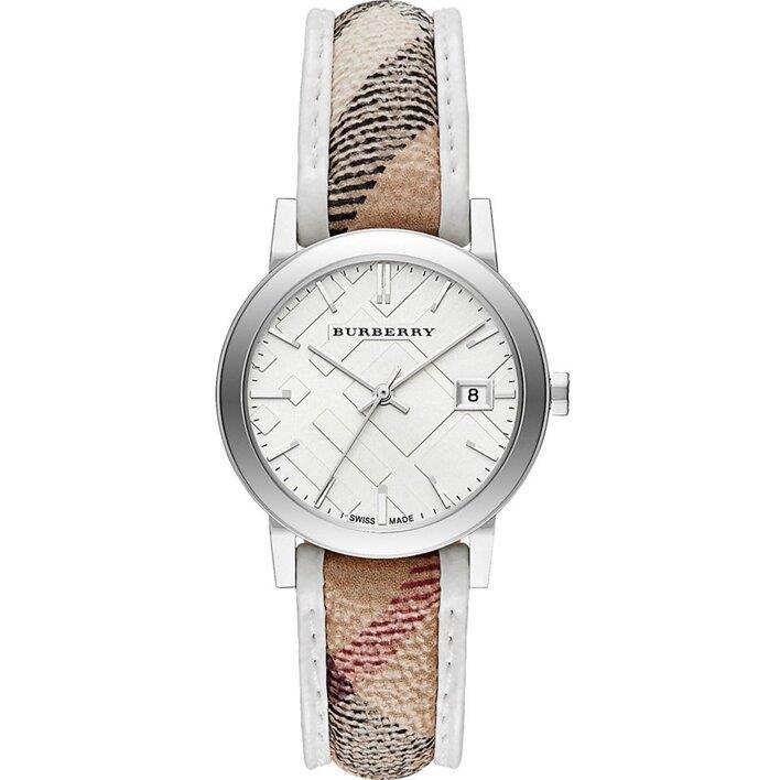 Burberry BU9136 Haymarket City Stainless Steel Women's Swiss Watch