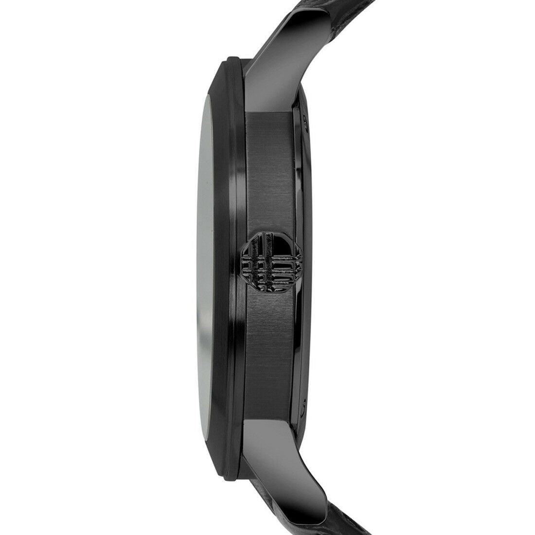 Burberry BU9906 City Black Leather Strap Men's Watch - Watch Home™