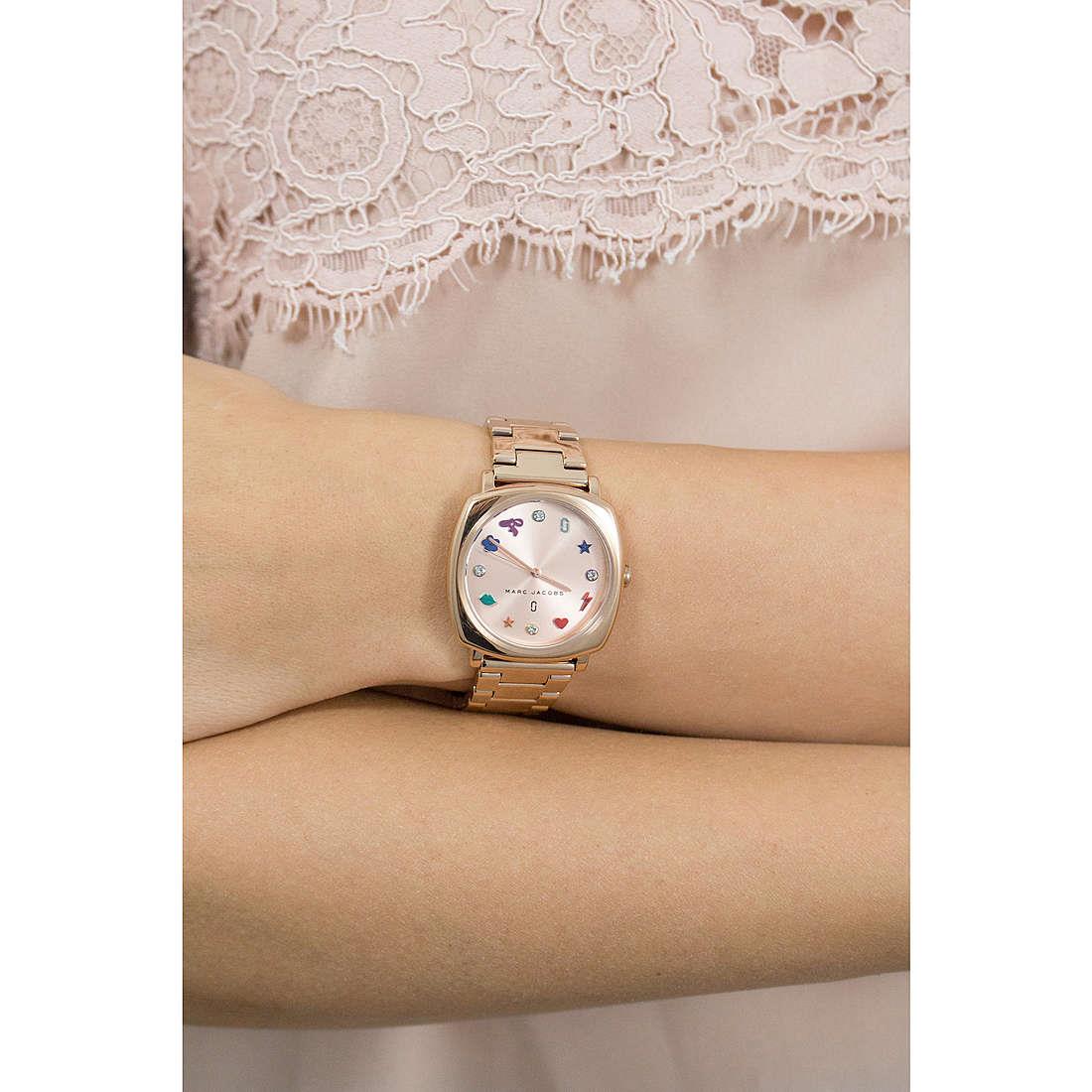 Marc Jacobs MJ3550  Mandy Rose Gold Stainless Symbol 34mm Women's Watch