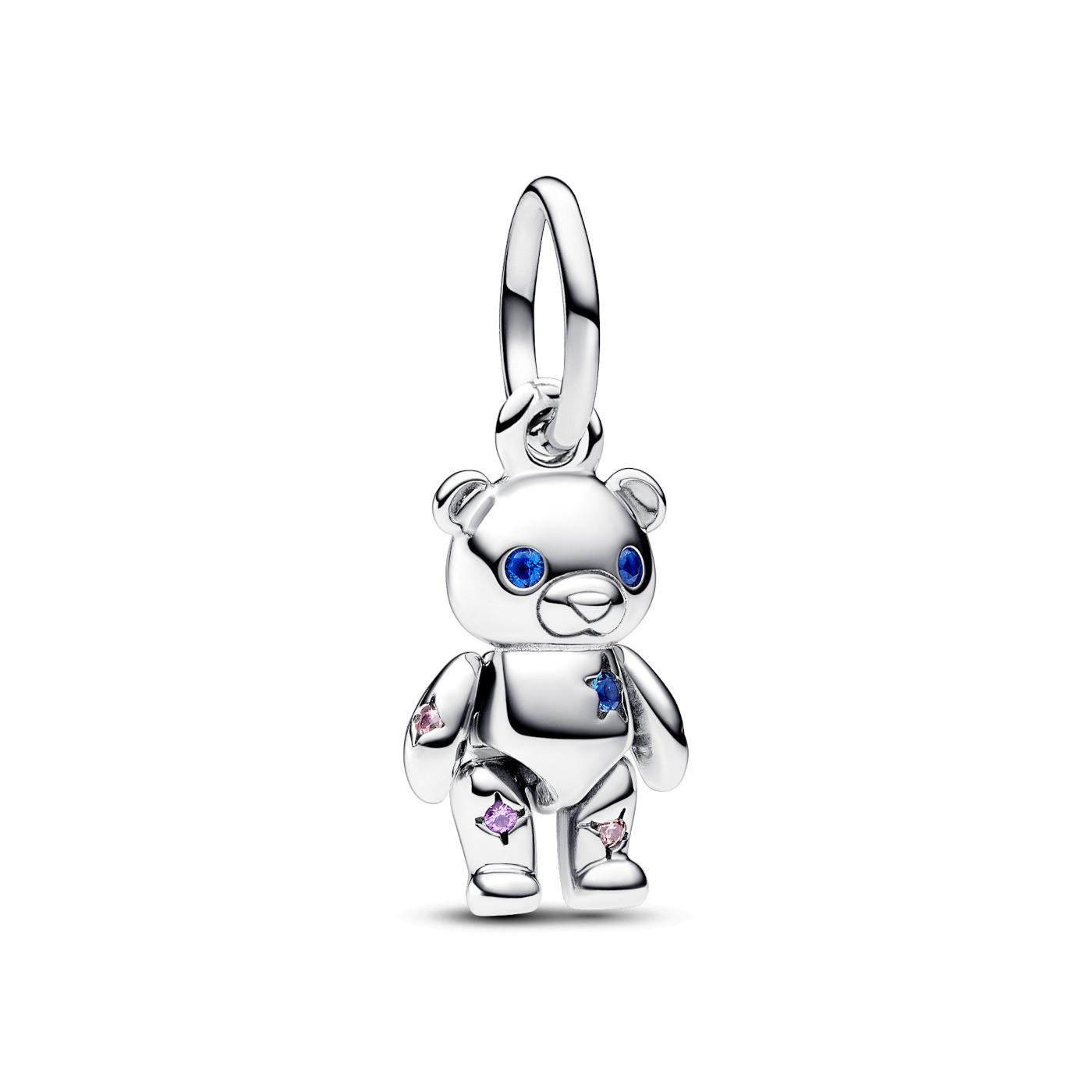 Pandora Movable Teddy Bear Dangle Charm