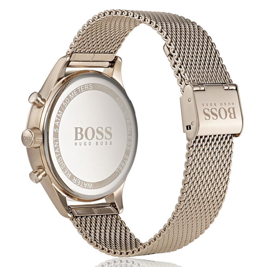 Hugo Boss 1513548 Rose-Tone Steel Chronograph Men's Watch - Watch Home™