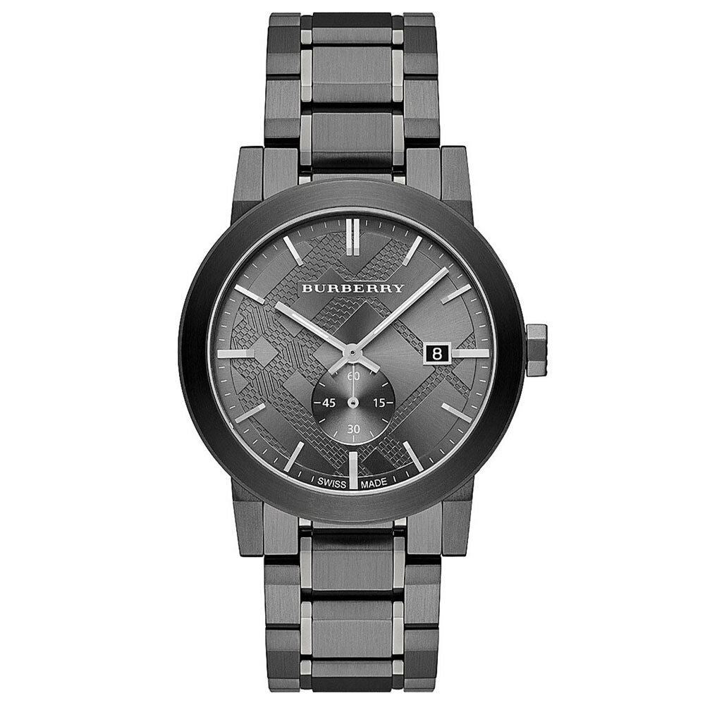 Burberry BU9902 The City Gunmetal Dial Steel Men's Watch