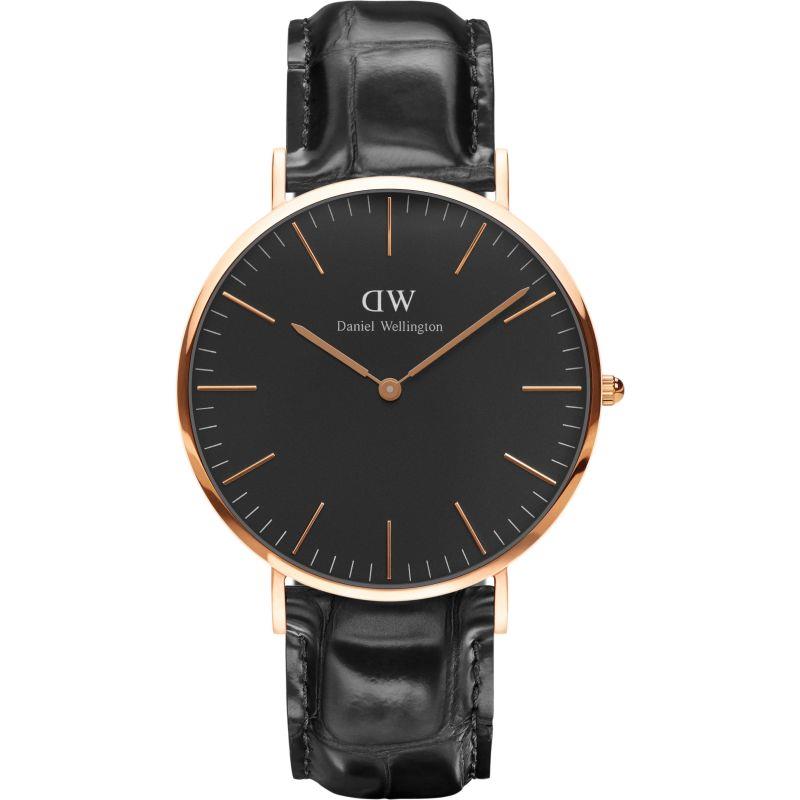 Daniel Wellington DW00100129 Classic Black Reading 40 Mm Mens Watch