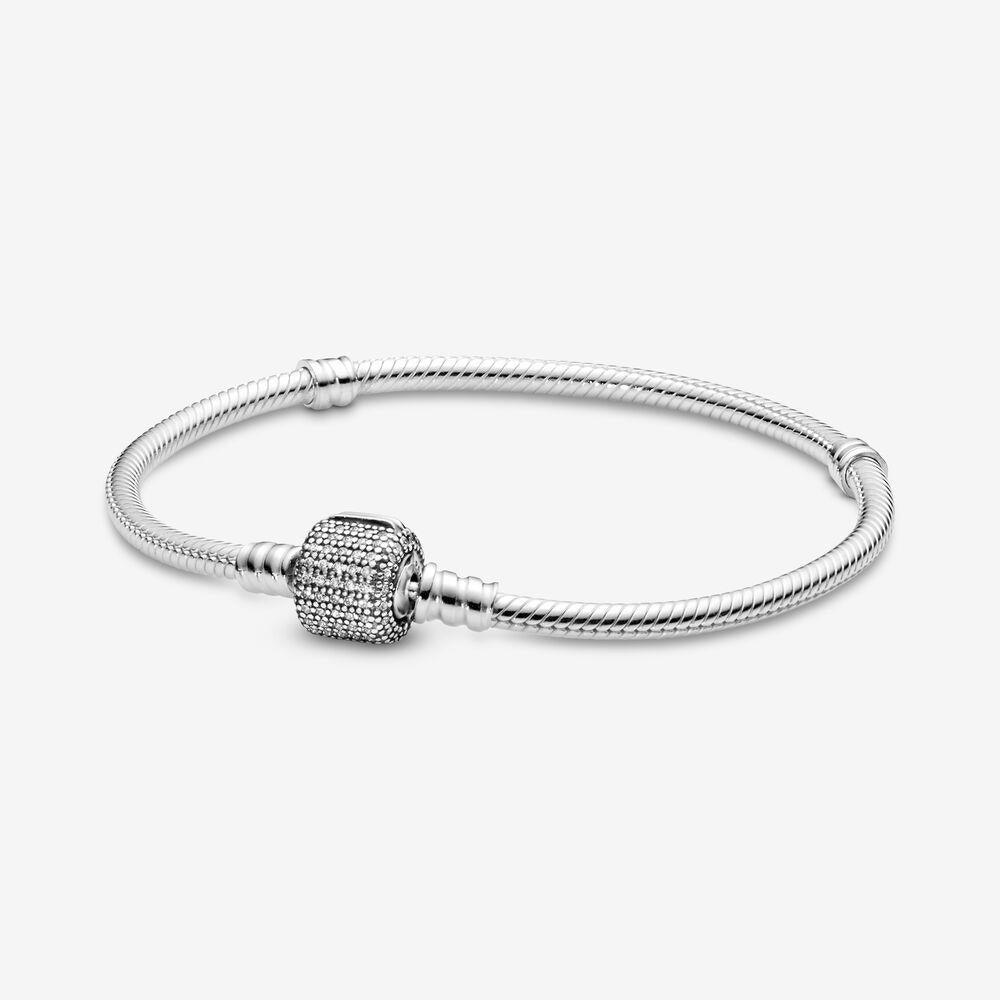 Pandora 590723-20 Sterling Silver Signature Clasp Bracelet - Watch Home™