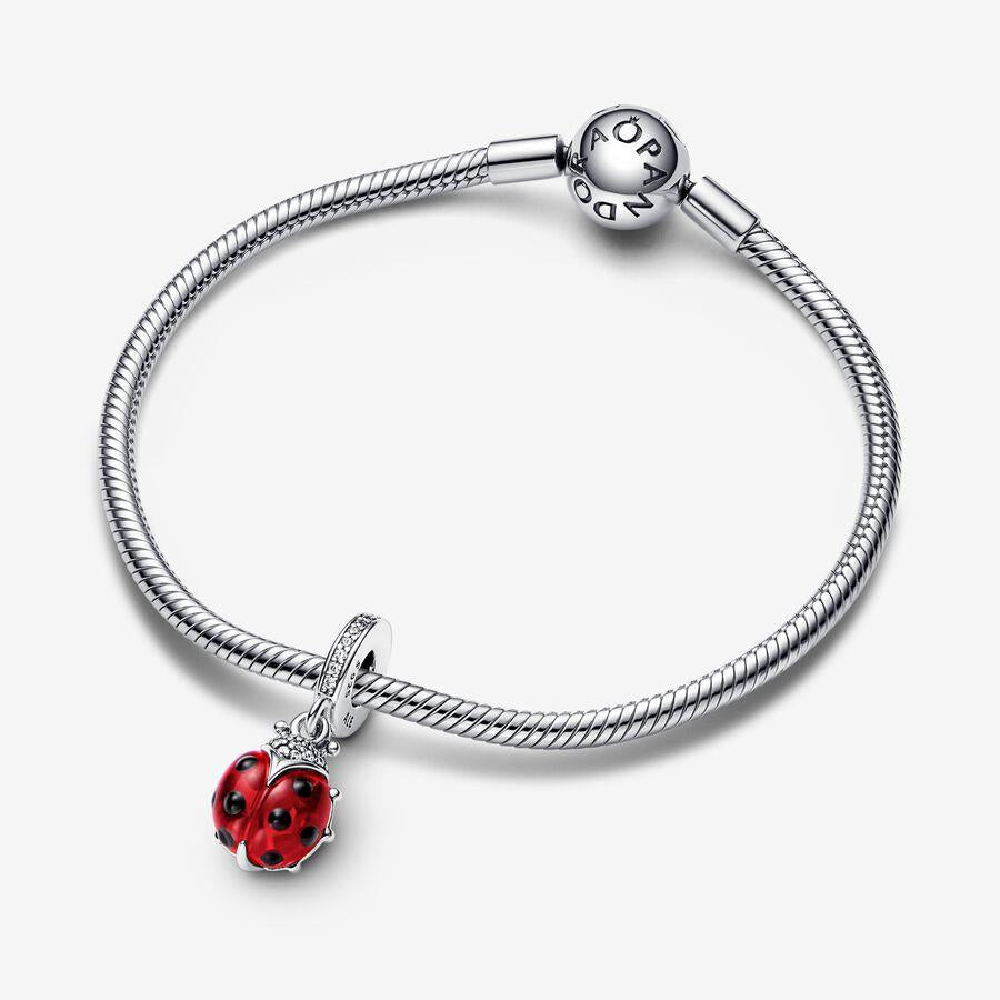 Pandora Red Ladybird Dangle Charm