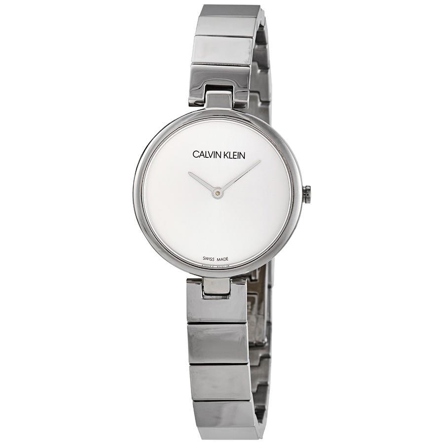 Calvin Klein K8G23146 Authentic Quartz Silver Dial Women's Watch - Watch Home™