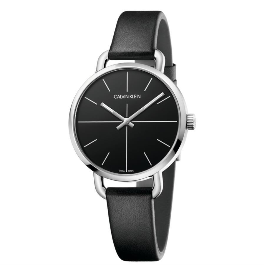 Calvin Klein K7B231CZ Even Quartz Black Dial Women's Watch - Watch Home™