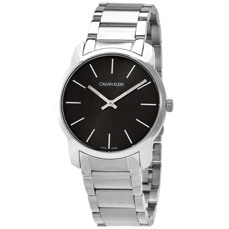 Calvin Klein K2G22143 City Extension Quartz Black Dial Unisex Watch - Watch Home™