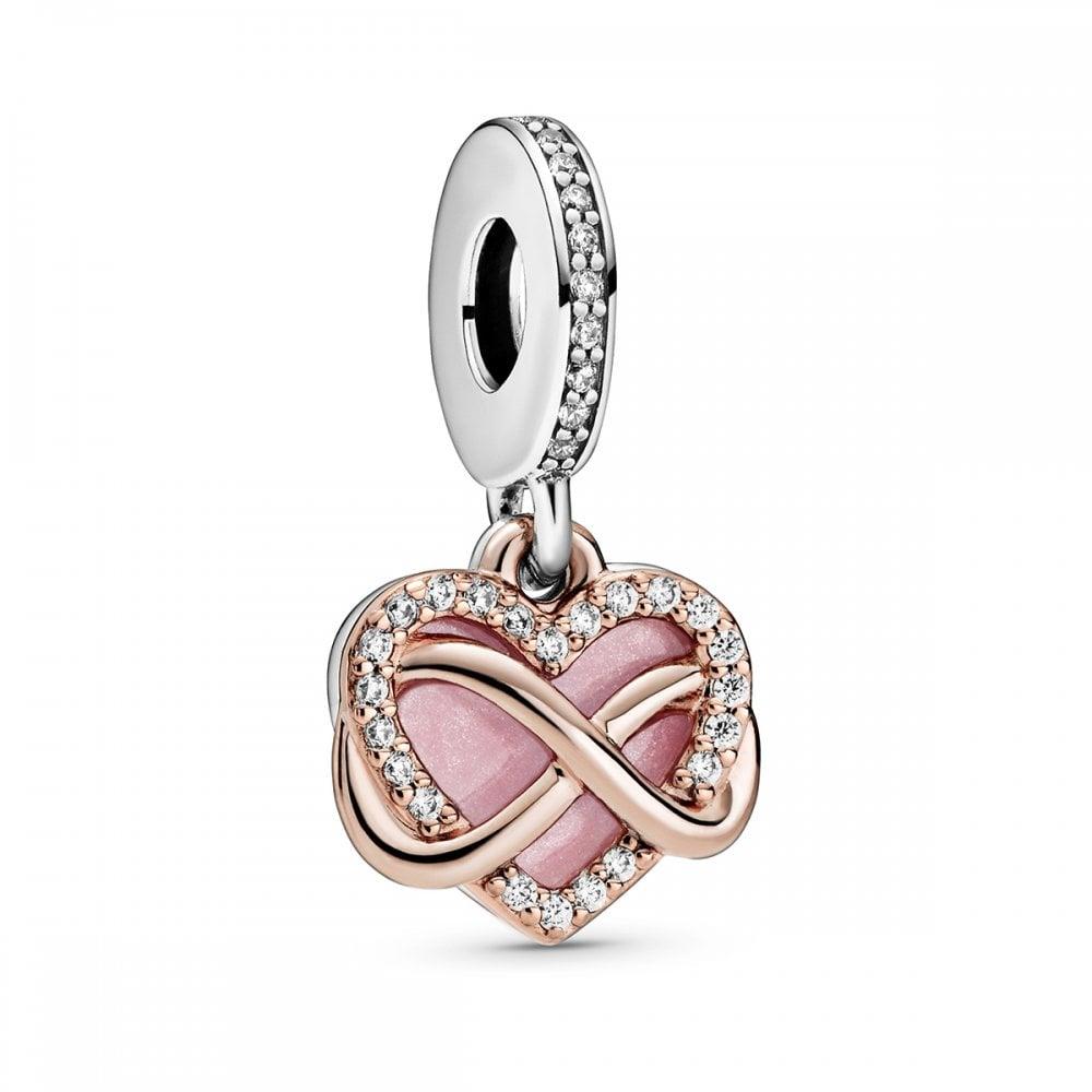 Pandora Sparkling Infinity Heart Dangle Charm