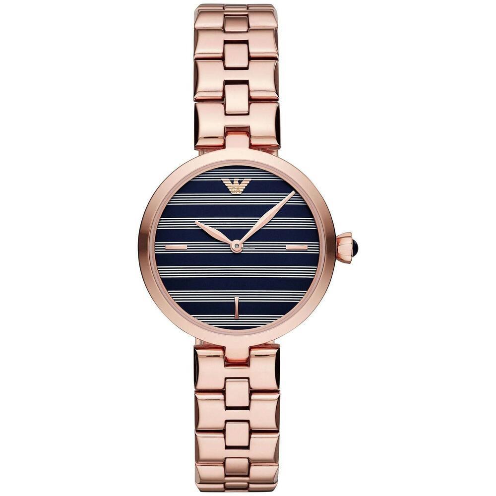 Emporio Armani AR11220 Rose Gold Steel 316 L Analog Quartz Women's Watch - Watch Home™