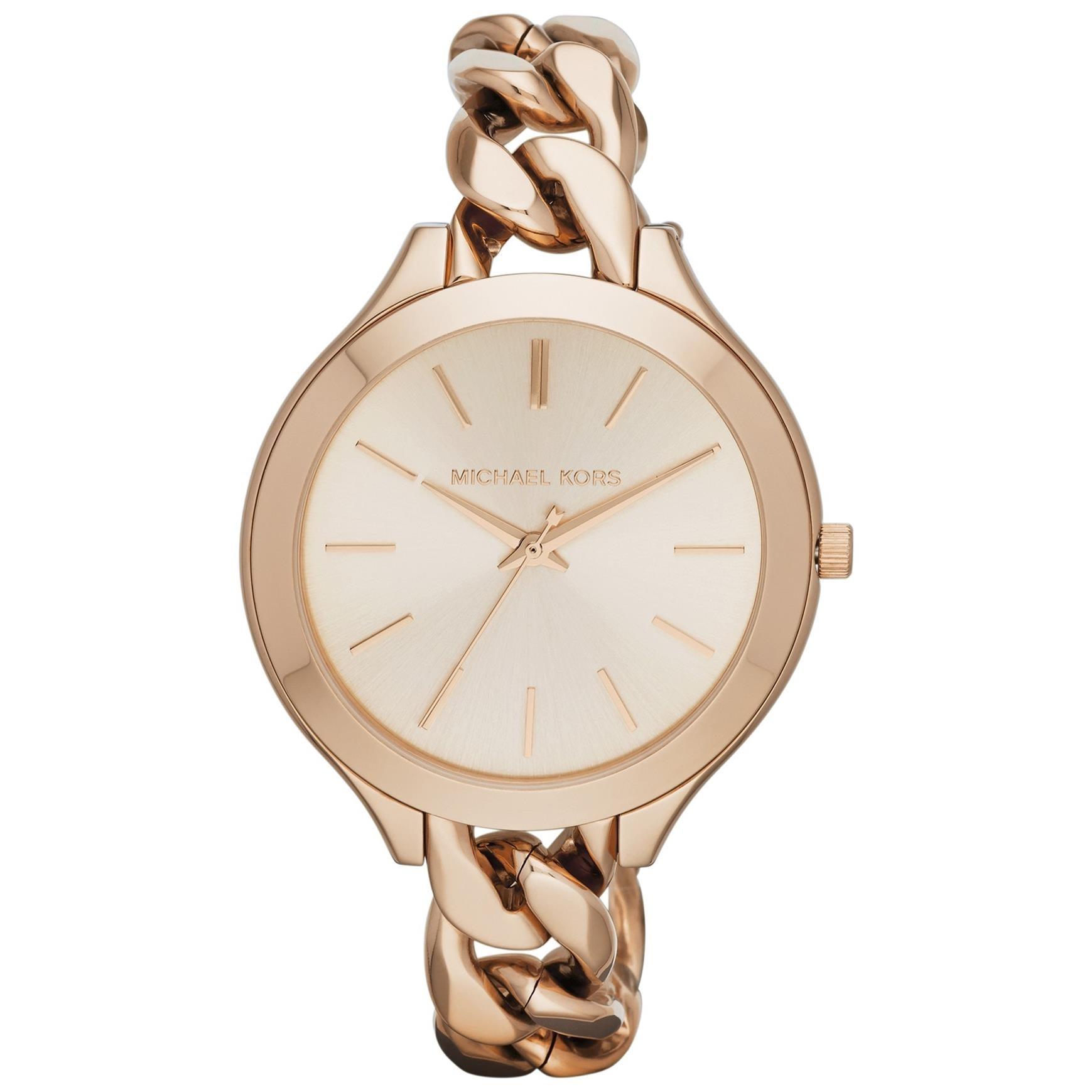 Michael Kors MK3223 Slim Runway Twist Rose Dial Women's Watch - Watch Home™