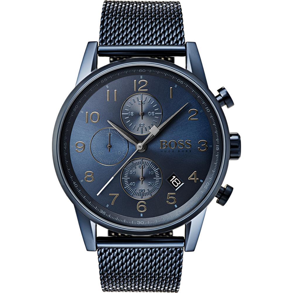 Hugo Boss 1513538 Blue Stainless Steel Men's Watch - Watch Home™