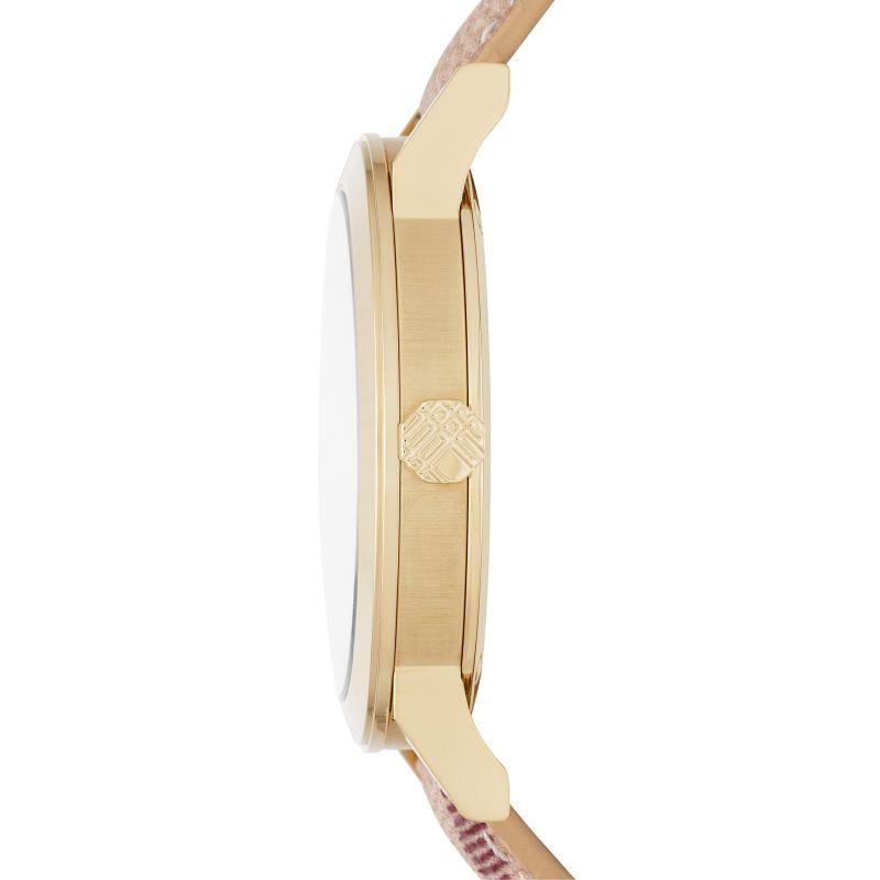 Burberry BU9026 The City Champagne Dial Check Strap Women's Watch