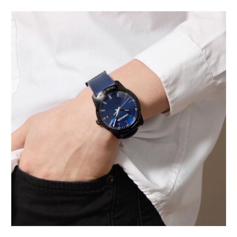 Calvin Klein K8R114VN Evidence Quartz Blue Dial Men's Watch - Watch Home™