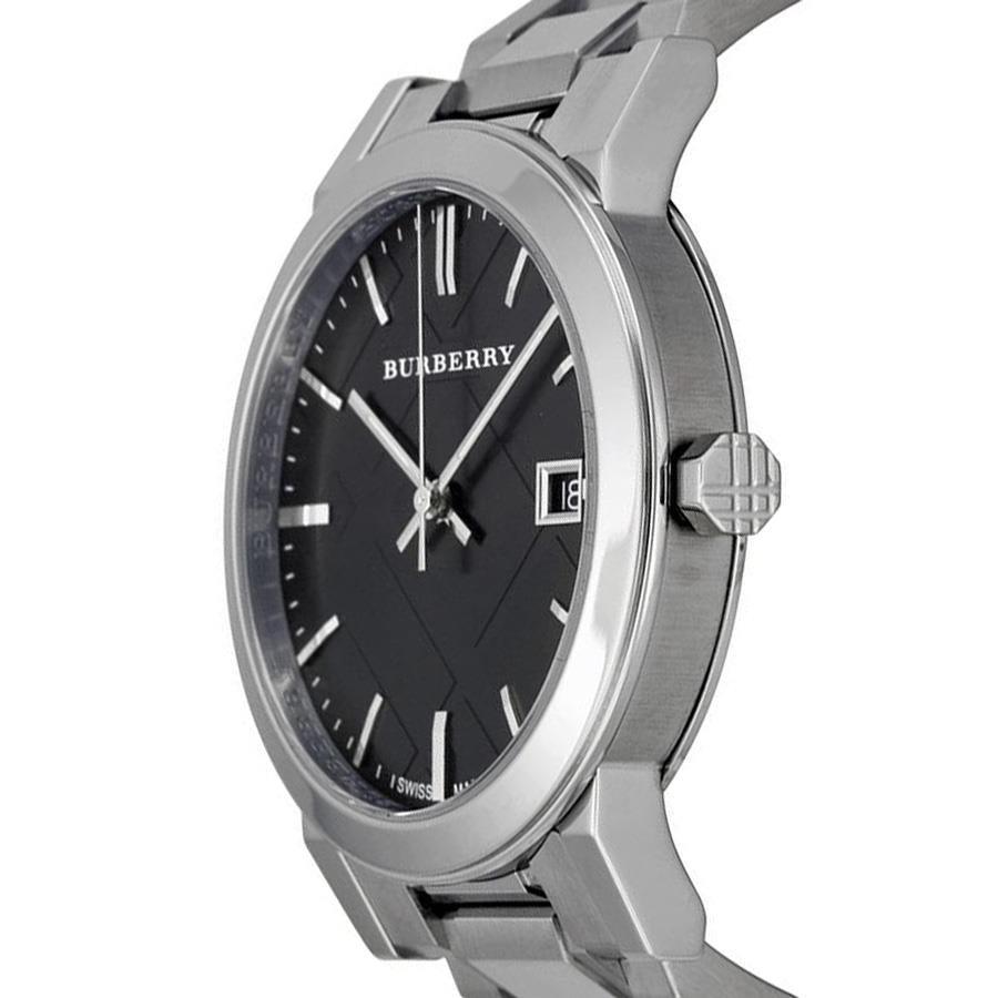 Burberry BU9001 Black Dial Stainless Steel Unisex Watch - Watch Home™