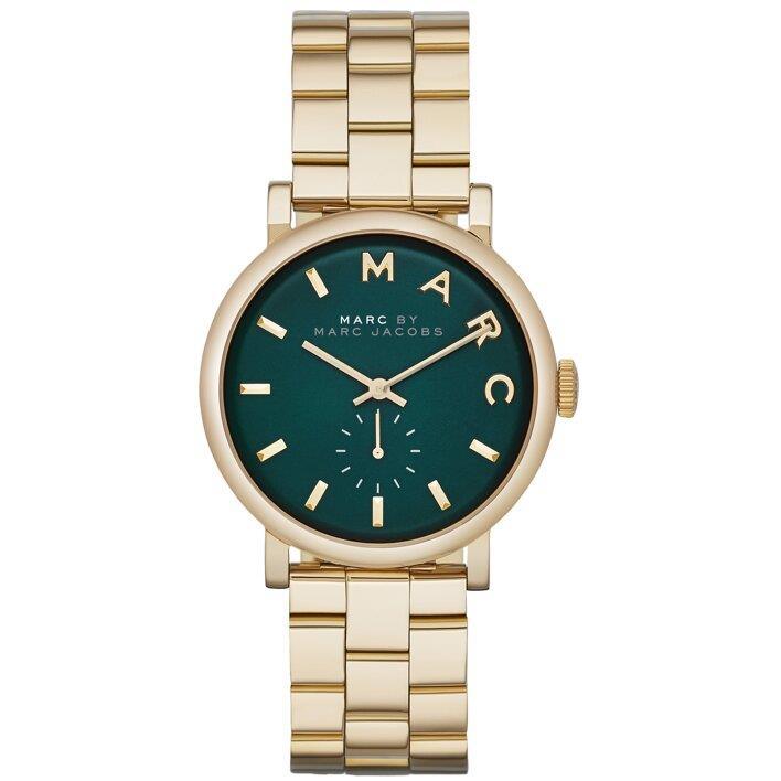 Marc Jacobs MBM3245 Baker Green Dial Gold-tone Women's Watch - Watch Home™