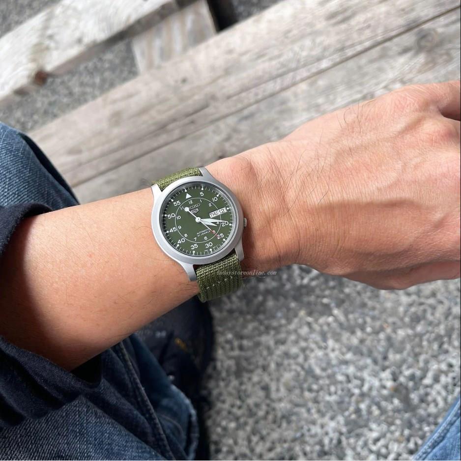 Seiko SNK805K2 Green Casual Men's Watch - Watch Home™