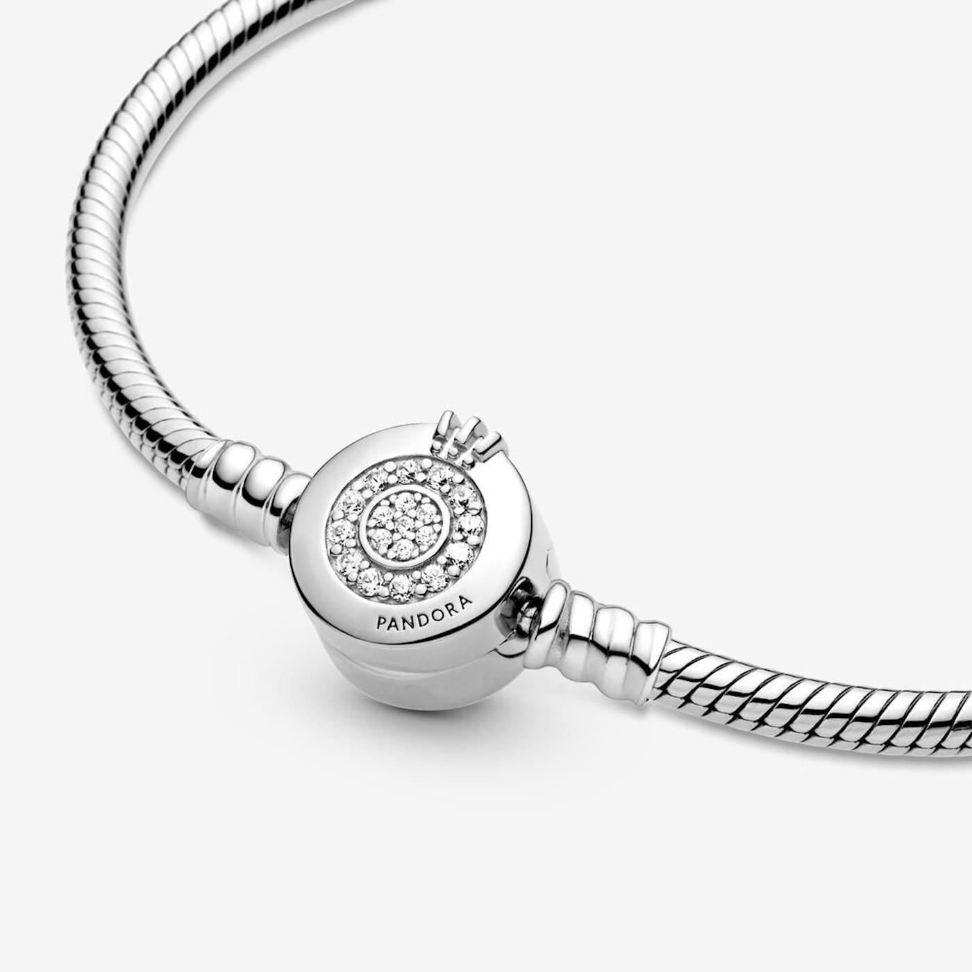 Pandora Snake chain sterling silver bracelet 18 cm