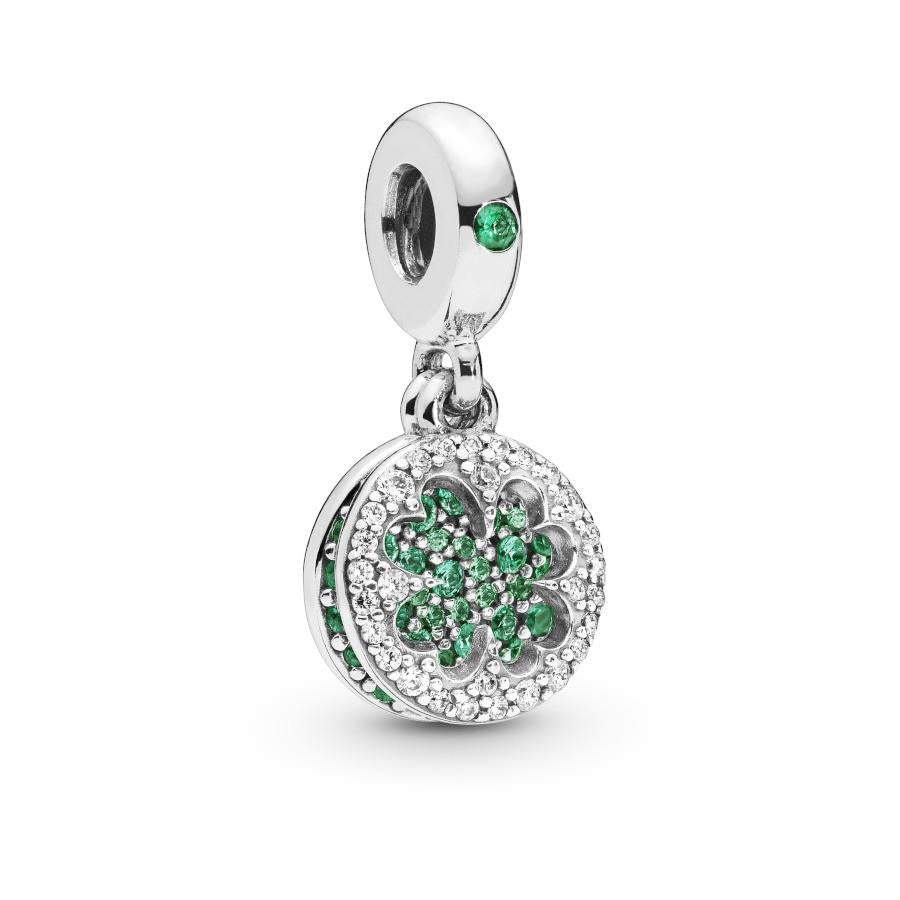 Pandora 797906NRGMX Dazzling Clover Pendant Charm