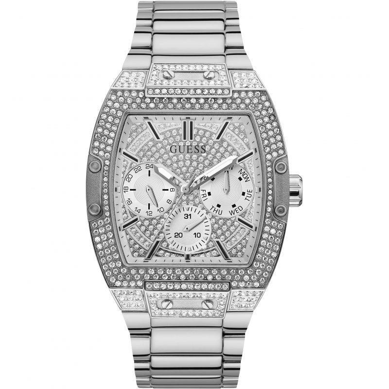 Guess GW0094G1 Phoenix Crystal Set Stainless Steel Men's Watch - Watch Home™