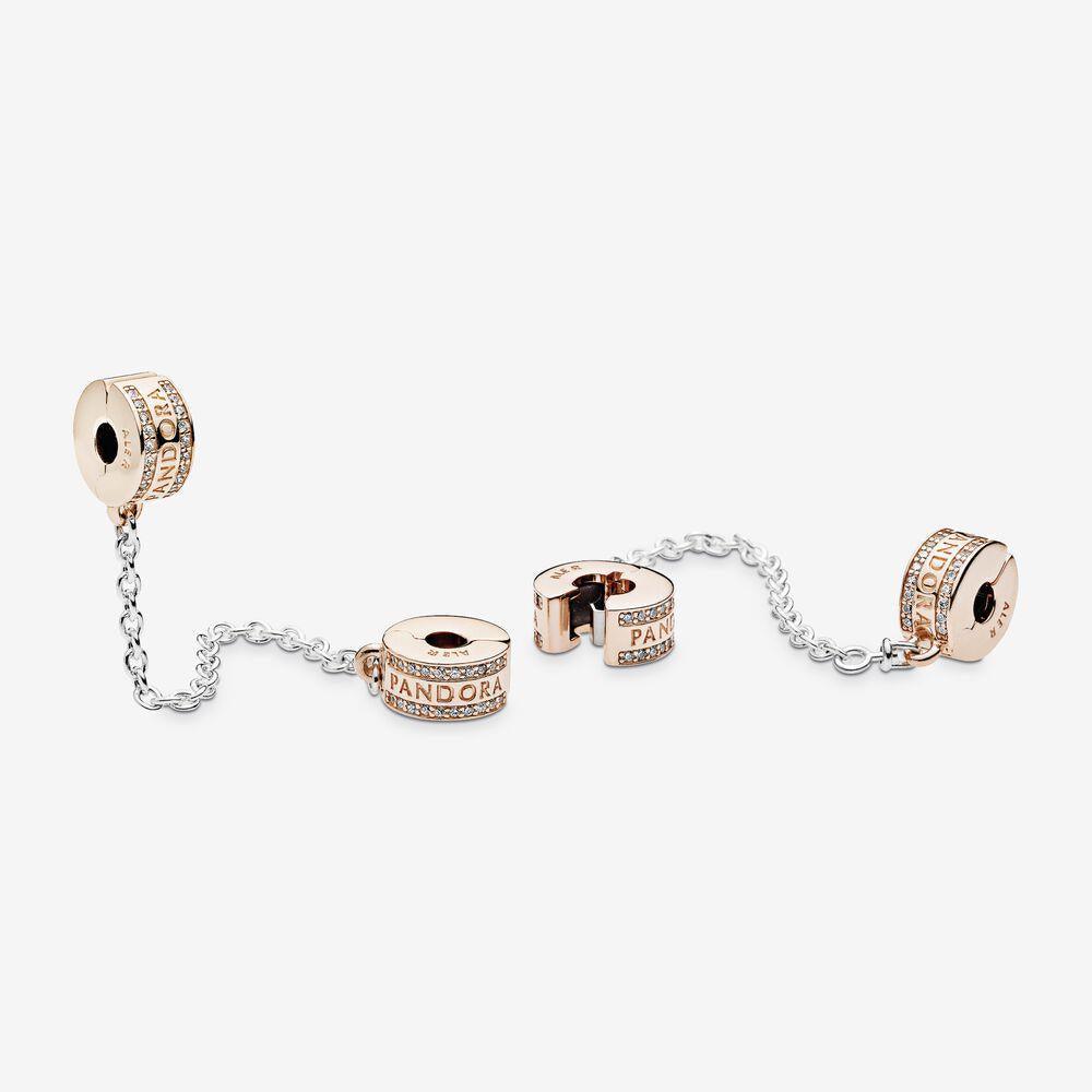 Pandora 782057CZ Logo Safety Chain - Watch Home™