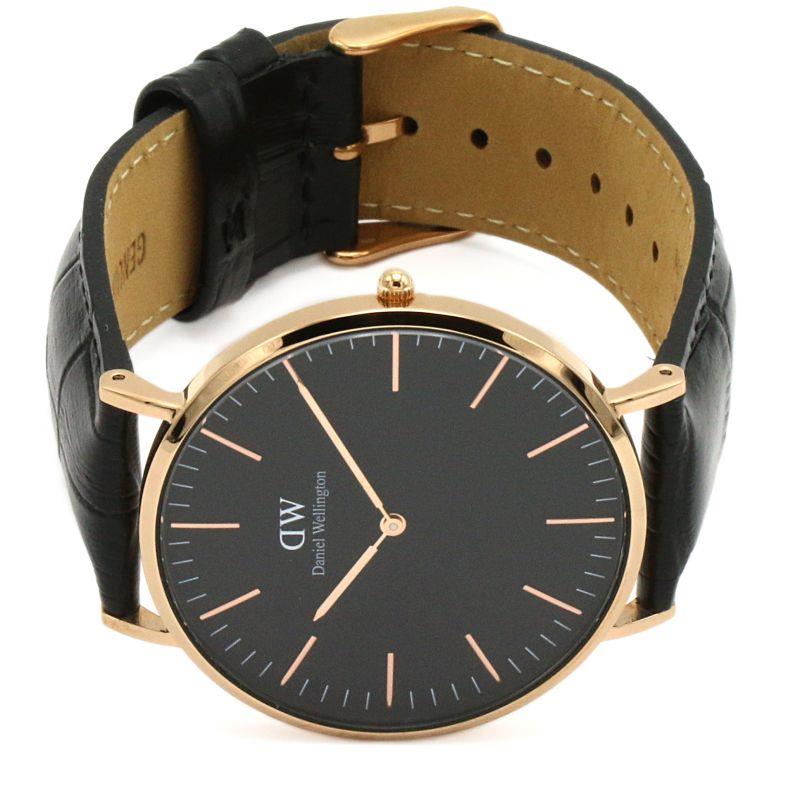 Daniel Wellington DW00100129 Classic Black Reading 40 Mm Mens Watch