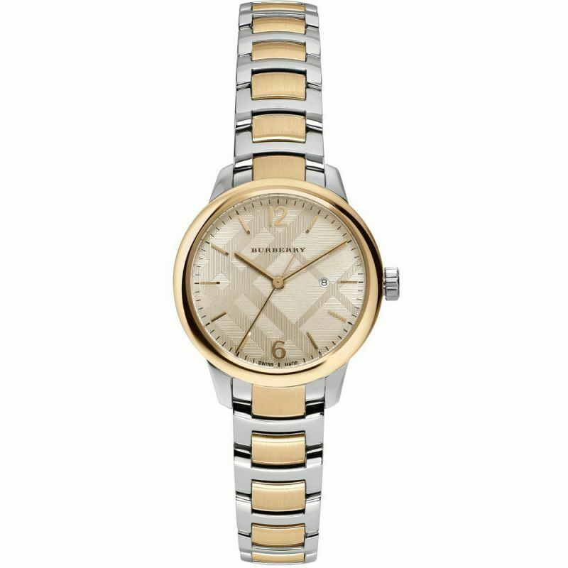 Burberry BU10118 Classic Swiss Made Two Tone Women's Watch