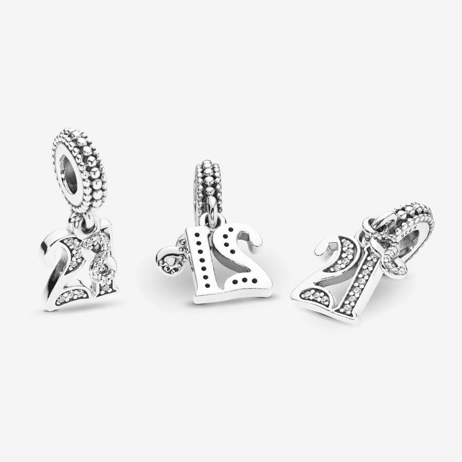 Pandora 21st Celebration Dangle Charm