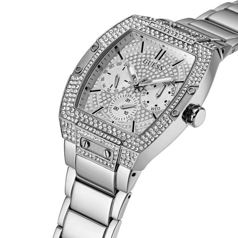 Guess GW0094G1 Phoenix Crystal Set Stainless Steel Men's Watch - Watch Home™