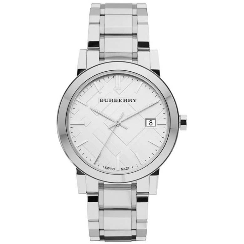 Burberry BU9000 Silver Dial Stainless Steel Unisex Watch - Watch Home™