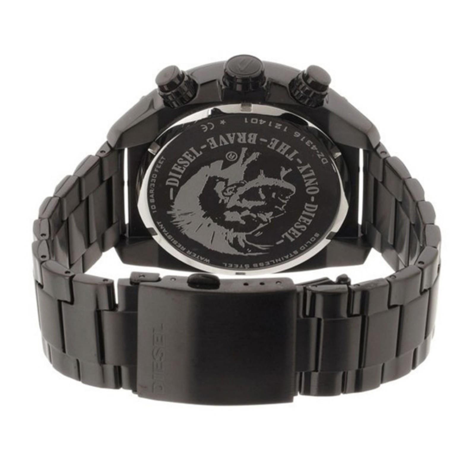 Diesel DZ4316 IP Black Overflow Chronograph Men's Watch - Watch Home™